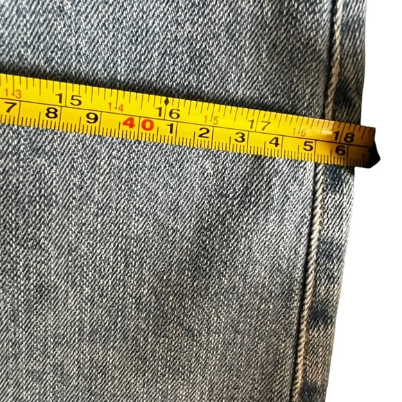 Meltose & Market Denim Frayed Hem Distressed Mini Skirt Size 24 - Picture 3 of 7